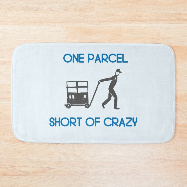 Item preview, Funny Postal Worker One Parcel Short of Crazy Post Office Mail Carrier Mailman designed and sold by TopTeeShop.