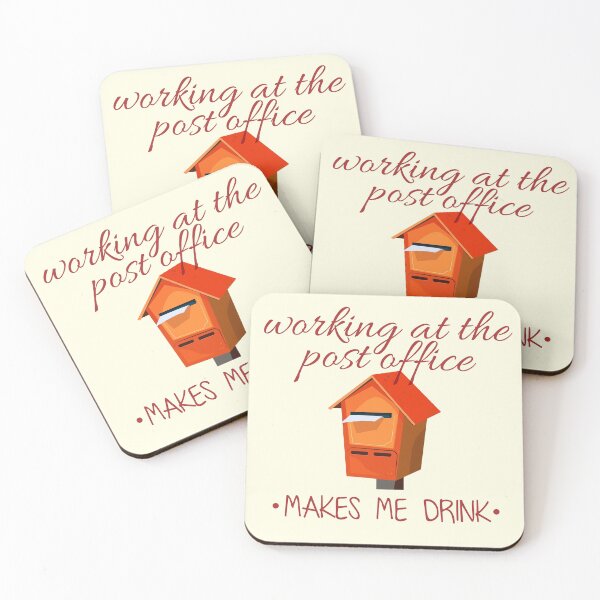 Item preview, Funny Postal Worker Post Office Makes Me Drink Mail Carrier Mailman designed and sold by TopTeeShop.