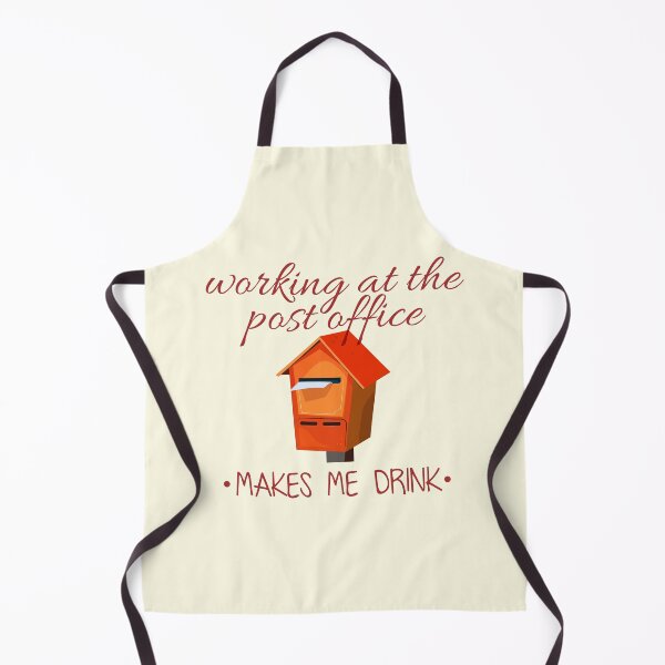 Item preview, Funny Postal Worker Post Office Makes Me Drink Mail Carrier Mailman designed and sold by TopTeeShop.