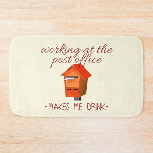 Item preview, Funny Postal Worker Post Office Makes Me Drink Mail Carrier Mailman designed and sold by TopTeeShop.