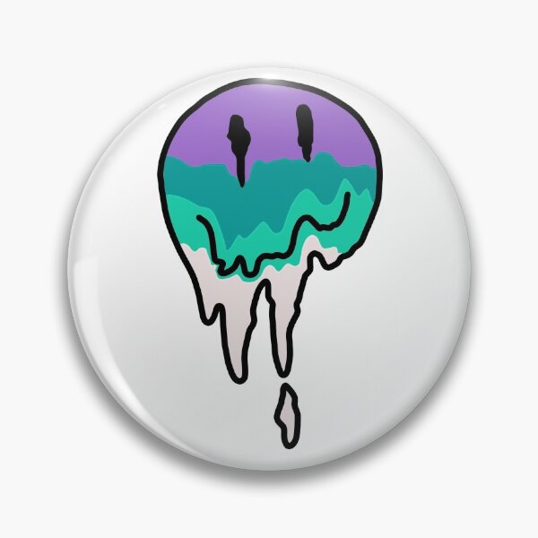 Item preview, Dripping Multicolor Smiley Face designed and sold by Puffoo.