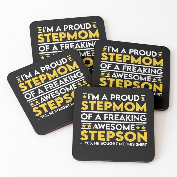 Item preview, I'm a Proud Stepmom of a Freaking Awesome Stepson designed and sold by sesa10.