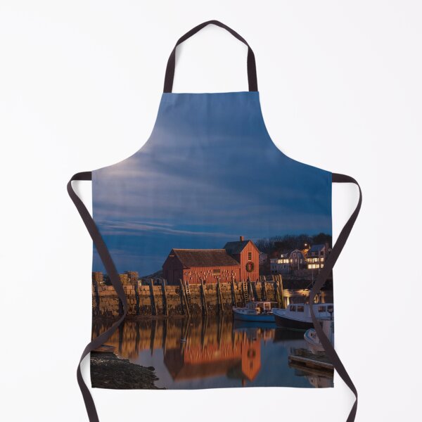 Item preview, Rockport Harbor at night designed and sold by Roger Porter Photography.