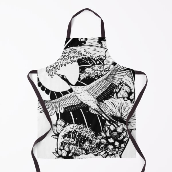 Item preview, Crane with lotus designed and sold by Rakos-Merch.