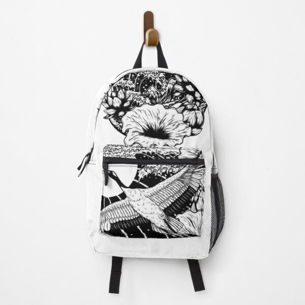 Item preview, Crane with lotus designed and sold by Rakos-Merch.