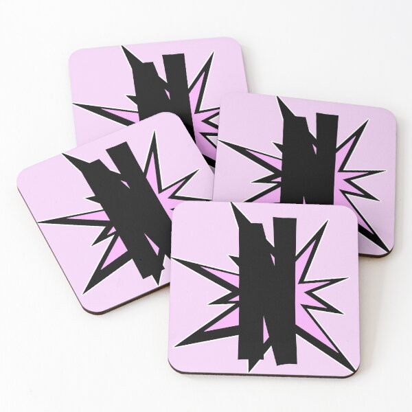 Item preview, Pink letter N - alphabet monogram designed and sold by MadandMean.