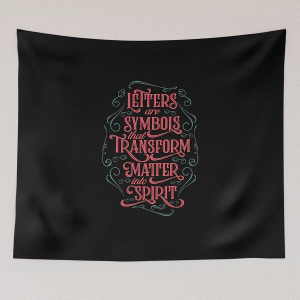 Item preview, Letters are symbols that transform matter into spirit v.2 designed and sold by x1brett.