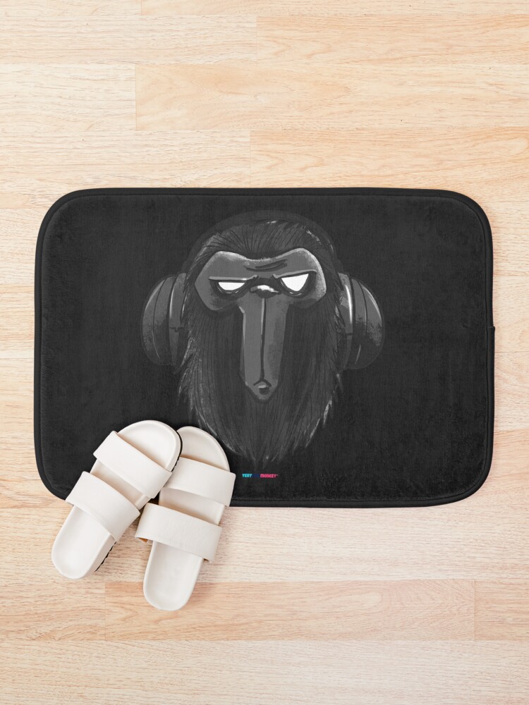 Vista alternativa de Alfombra de baño SuperMonkey by Fran Ferriz