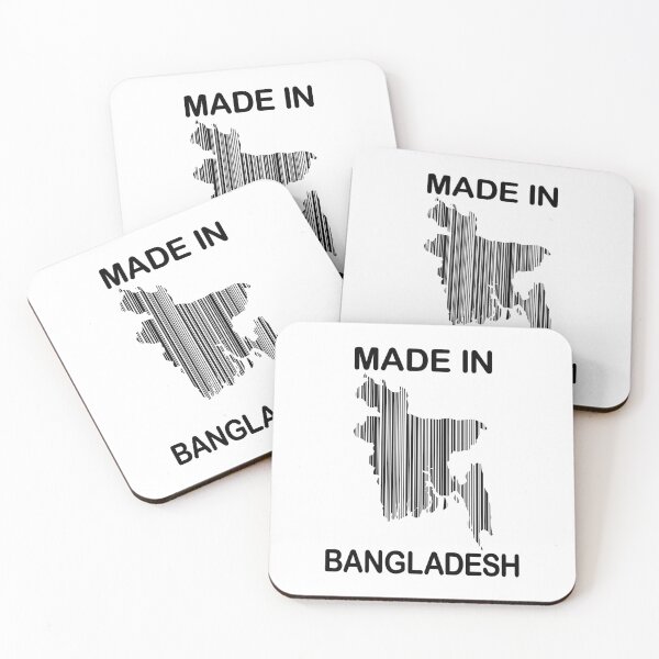 Item preview, Made In Bangladesh Shopping Barcode (Black design) designed and sold by dezanli.