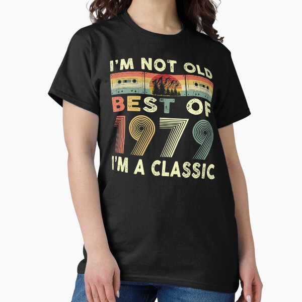 Impresionante Desde Julio Y Agosto De 1979 Diseño De Camisa Vintage Regalo Cumpleanos 35261706
