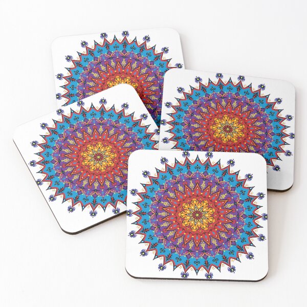 Artikelvorschau, Super buntes Mandala entworfen und verkauft von hoshimem.