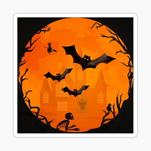 Item preview, Spooky Halloween Bats Cheeky Witch® designed and sold by cheekywitch.