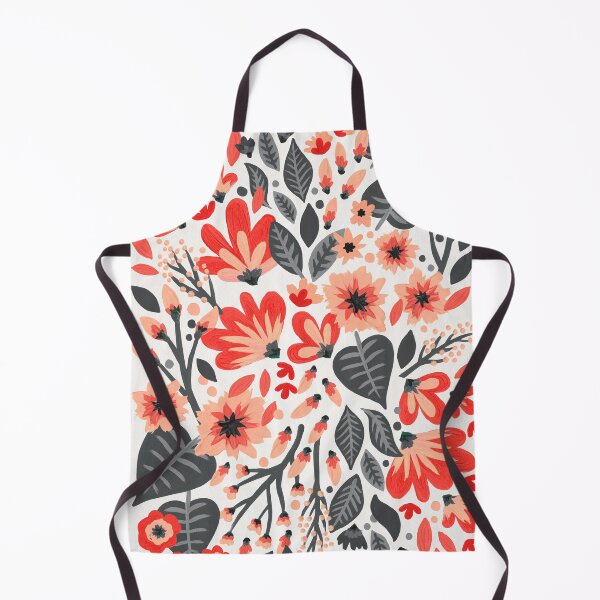 Item preview, Mixed Florals – Coral designed and sold by Cat Coquillette.