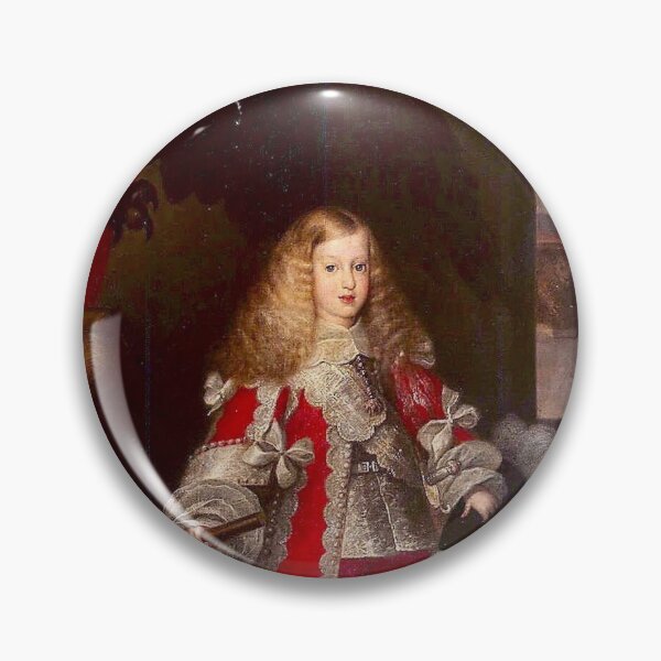 Item preview, European royal  child with an exquisite wig vintage art designed and sold by Vintage Designs +.