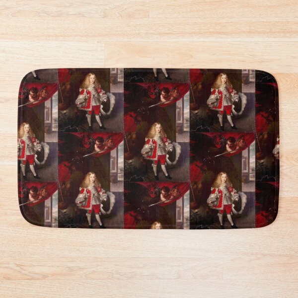 Item preview, European royal  child with an exquisite wig vintage art designed and sold by Vintage Designs +.
