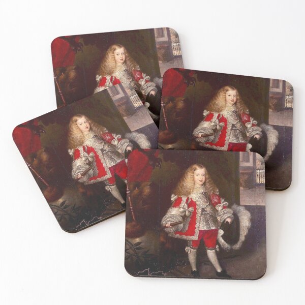 Item preview, European royal  child with an exquisite wig vintage art designed and sold by Vintage Designs +.