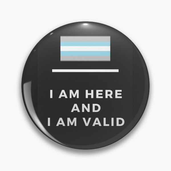 Item preview, I Am Valid Rectangle Graphic - Demiboy designed and sold by thesassypanda.
