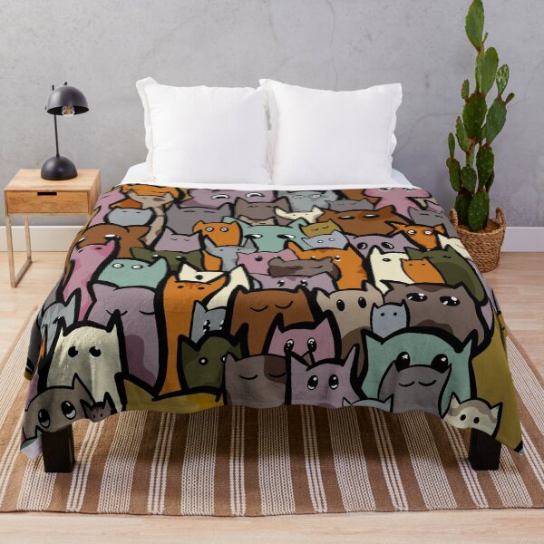 Item preview, A Clowder of Cats Pattern designed and sold by jessieartsdaily.