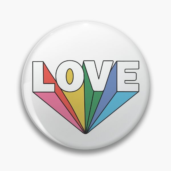 Item preview, love - vintage retro sticker design rainbow designed and sold by cameronbaba.