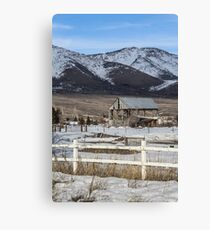 White on White Canvas Print
