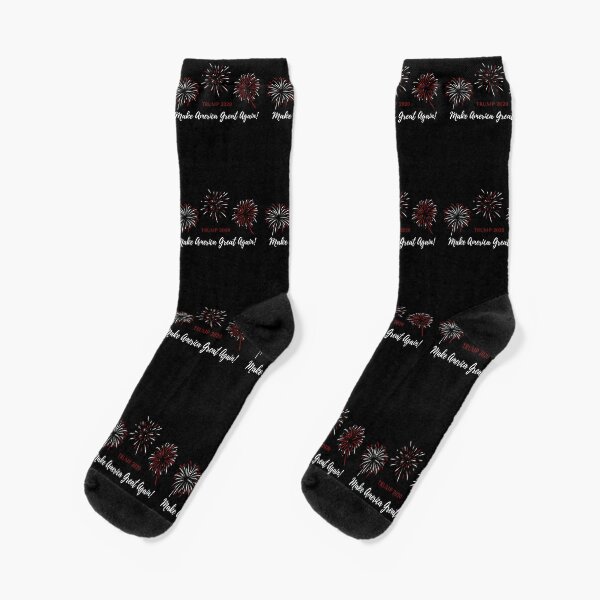 Make America Great Again Firework USA Election 2020 TRUMP Socks