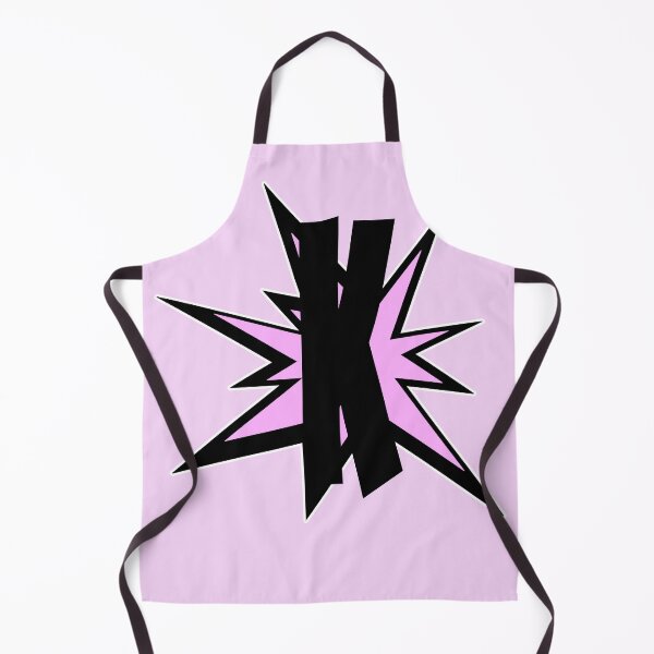 Item preview, K letter comic art pink alphabet monogram - initials designed and sold by MadandMean.