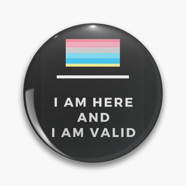 Item preview, I Am Valid Rectangle Graphic - Genderflux designed and sold by thesassypanda.
