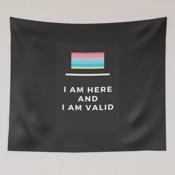 Item preview, I Am Valid Rectangle Graphic - Genderflux designed and sold by thesassypanda.