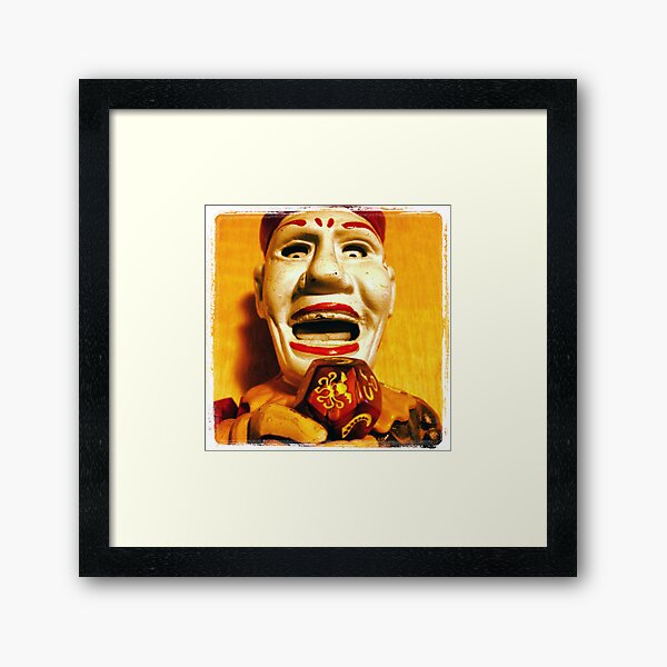 The Klown in Yellow Framed Art Print