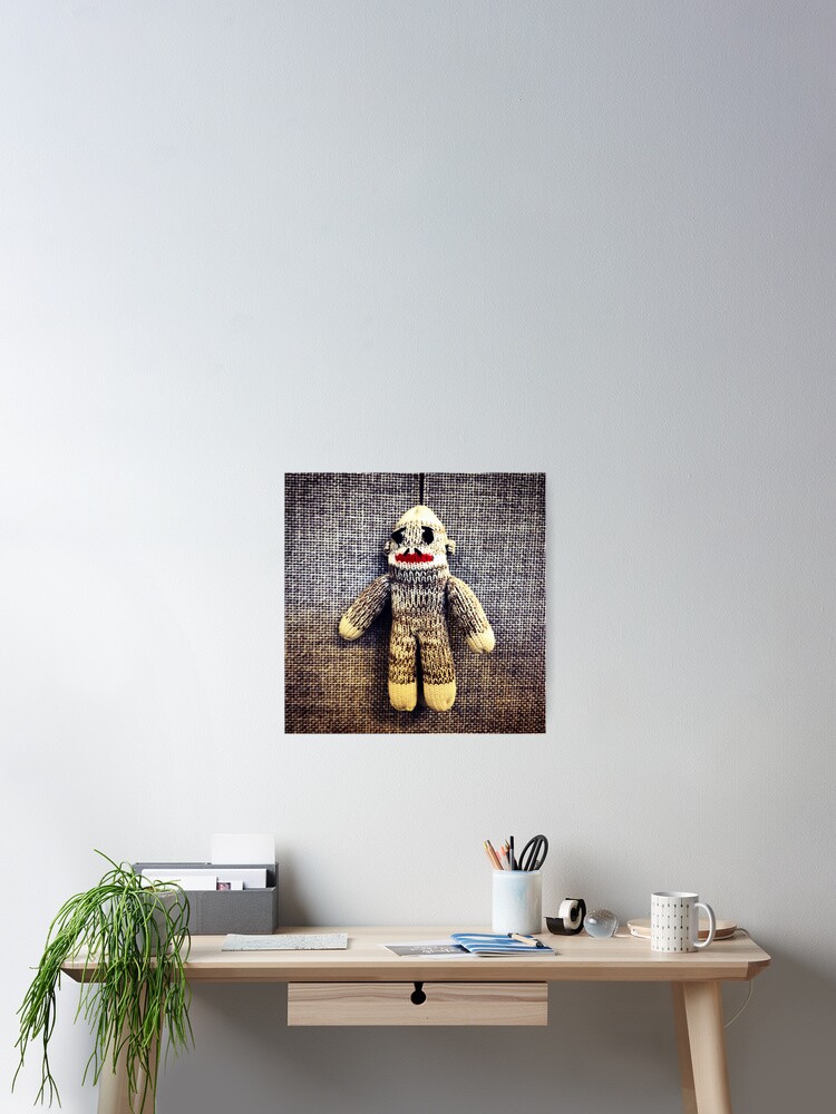 Thumbnail 2 of 3, Poster, Sock Monkey designed and sold by mistertengu74.