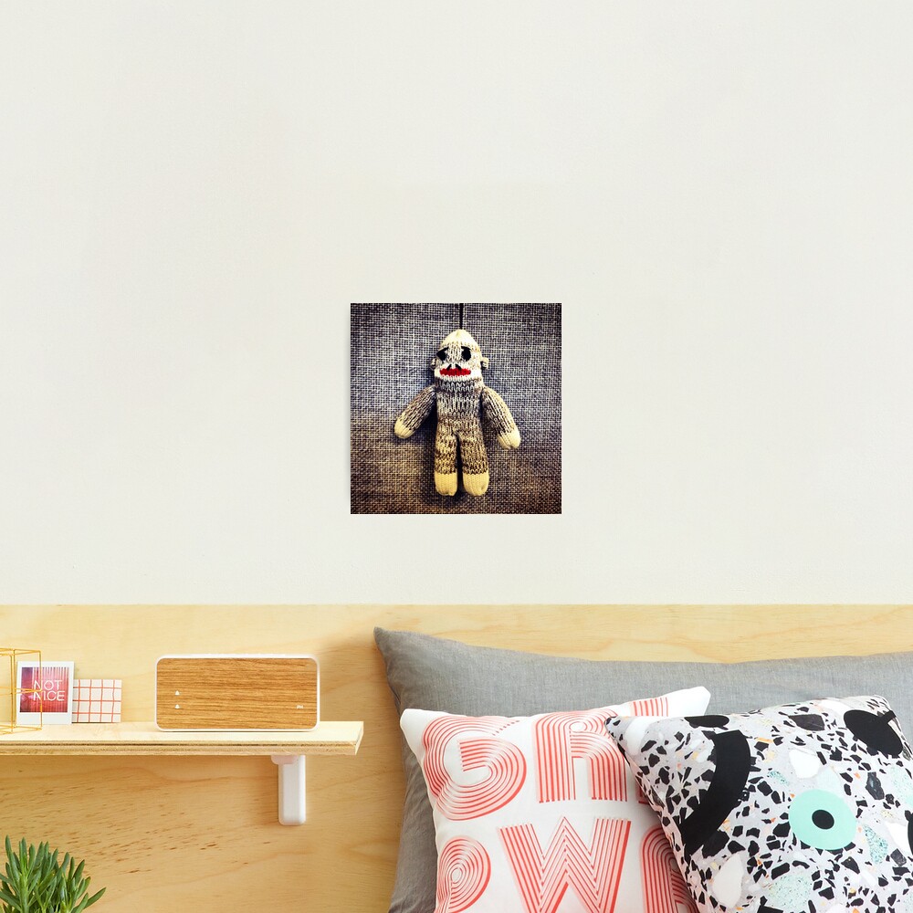 Sock Monkey Photographic Print