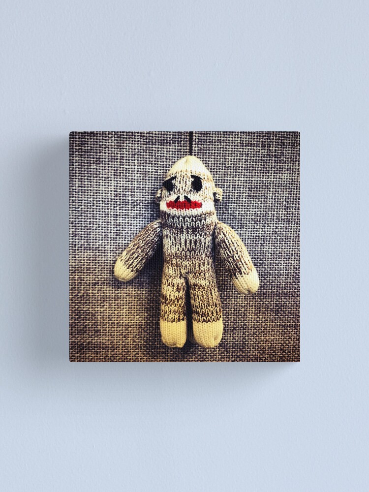 Alternate view of Sock Monkey Canvas Print