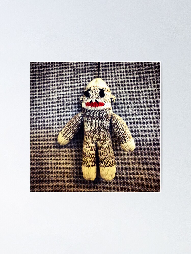 Alternate view of Sock Monkey Poster