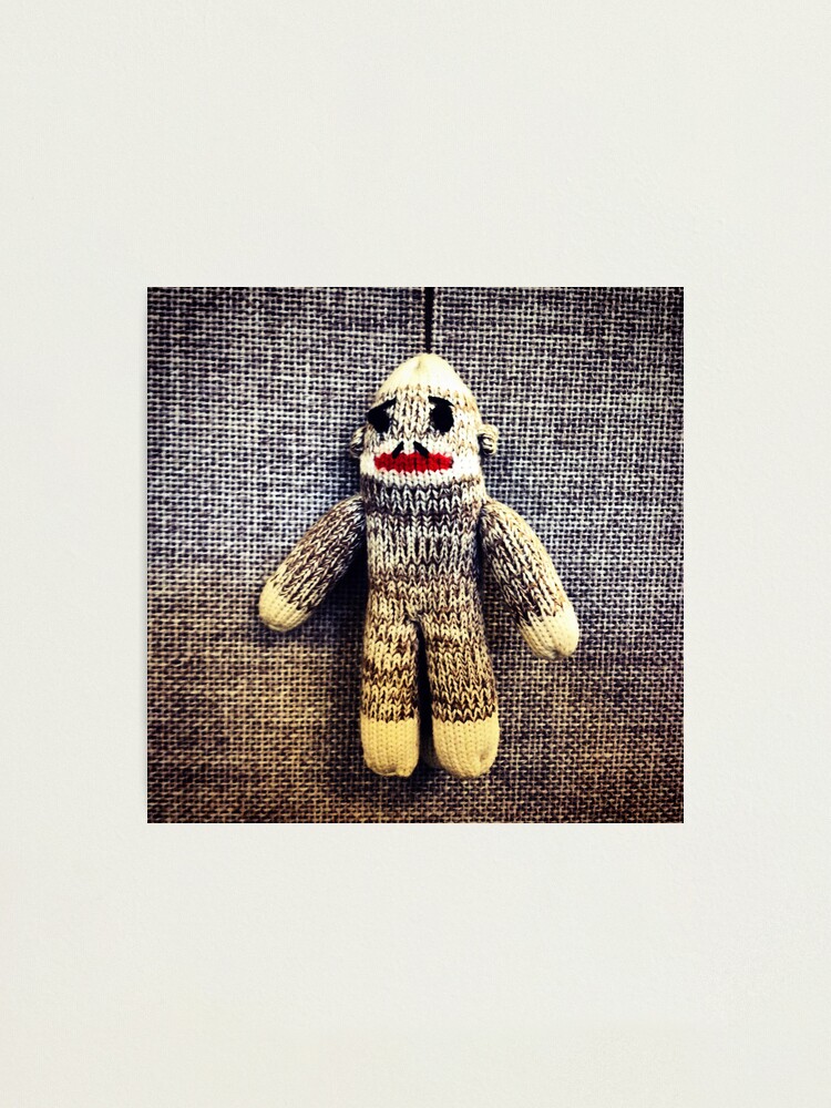 Alternate view of Sock Monkey Photographic Print
