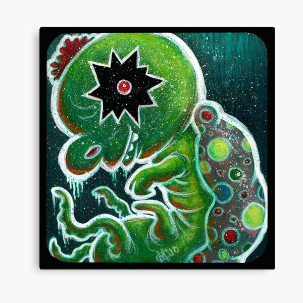 GloWyrm Canvas Print