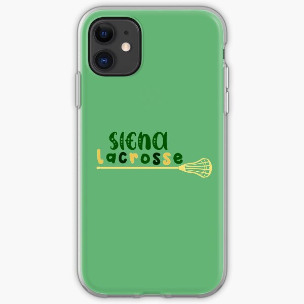 siena lacrosse iPhone Soft Case