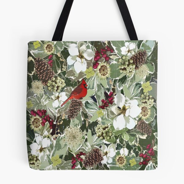 Item preview, Winter Holiday Floral with Birds designed and sold by Cheryl Welch.