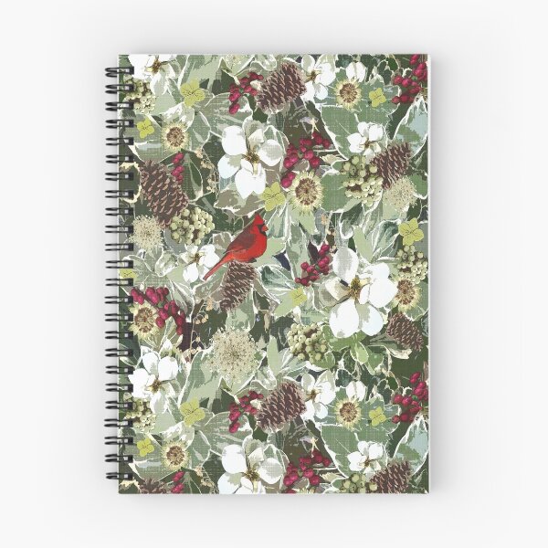 Item preview, Winter Holiday Floral with Birds designed and sold by Cheryl Welch.