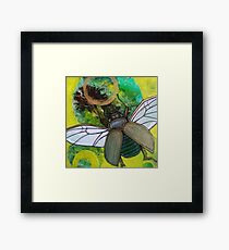 Sunflight (Gold Scarab) Framed Print