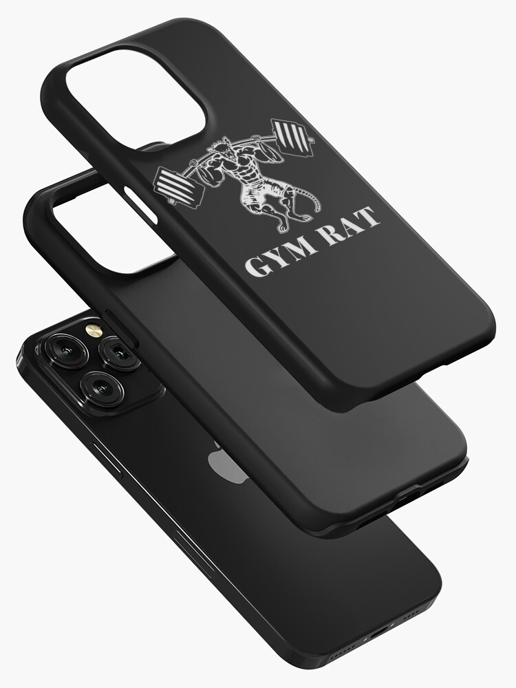  iPhone X/XS Gym Rat, Gym Items, Barbell Gym Design,Weight  Training Gift Case : Cell Phones & Accessories