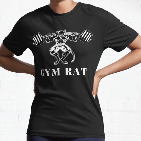 Black Gymrat T-shirt With Silk