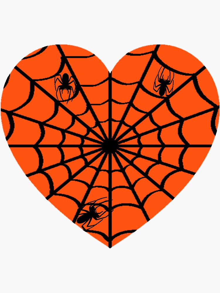 "Halloween Heart" Sticker for Sale by carloschettick Redbubble