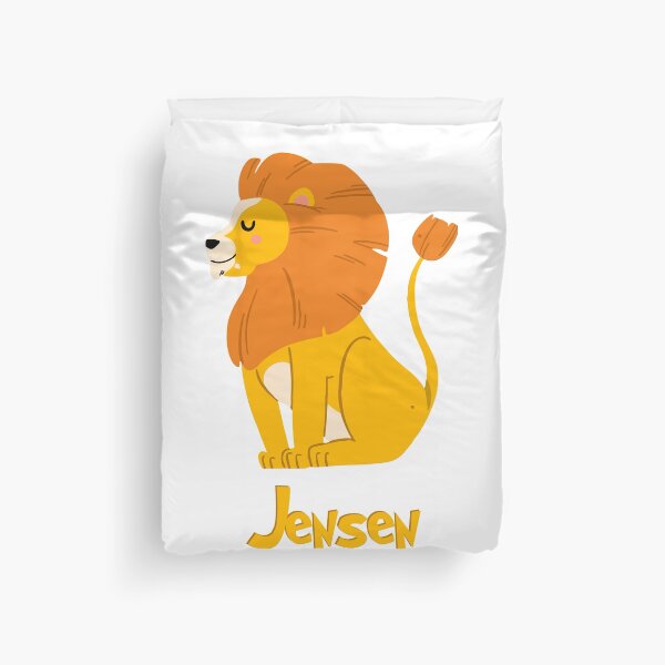Item preview, Jensen Lion Baby Boy Wild Animal Name designed and sold by HelloFromAja.