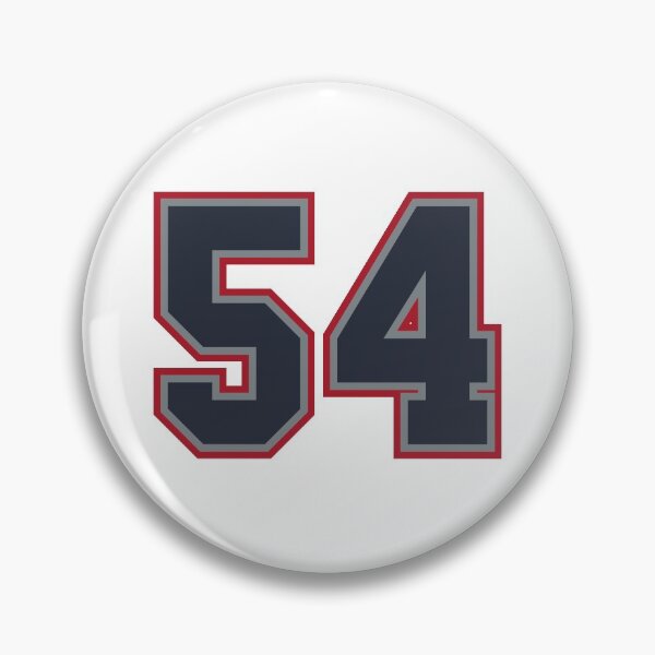 Item preview, 54 Navy Grey Red Sports Number Fifty-Four designed and sold by HelloFromAja.