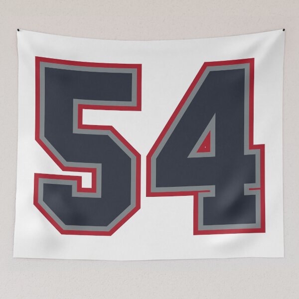 Item preview, 54 Navy Grey Red Sports Number Fifty-Four designed and sold by HelloFromAja.