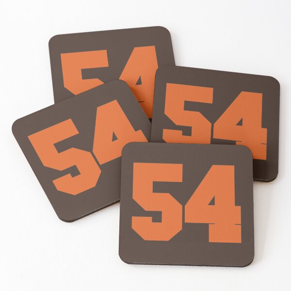 Item preview, 54 Number Cleveland Sports Fifty-Four Brown Jersey designed and sold by HelloFromAja.