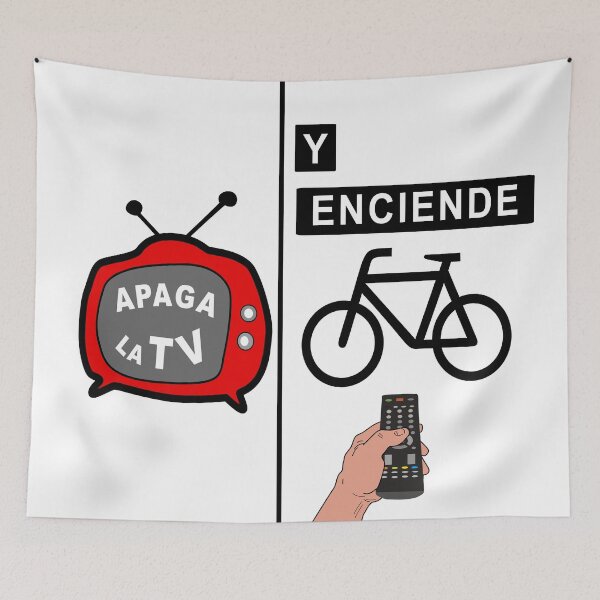 Item preview, TURN OFF THE TV AND TURN ON THE BIKE designed and sold by solaenbici.
