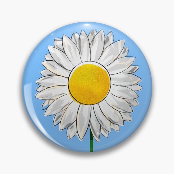 Item preview, Daisy Flower (Blue) designed and sold by alecoelho1.