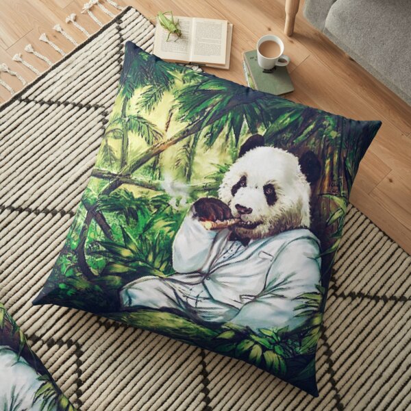 Smoking in Smoking Floor Pillow