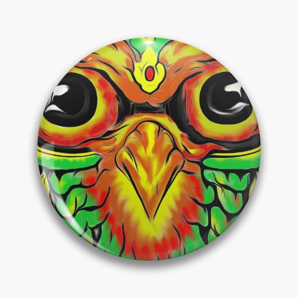 Item preview, Angry owl, opened eyes - an extraordinary gift designed and sold by LittleAngy.